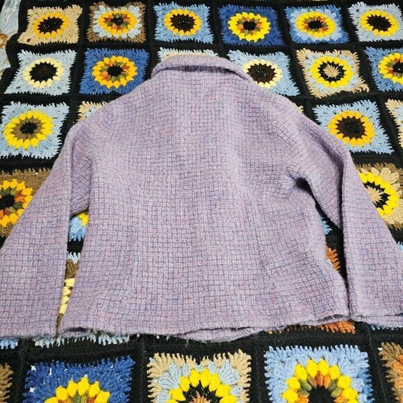 Vintage Weave of the Irish Purple Wool Coat in size S - Picture 2 of 6